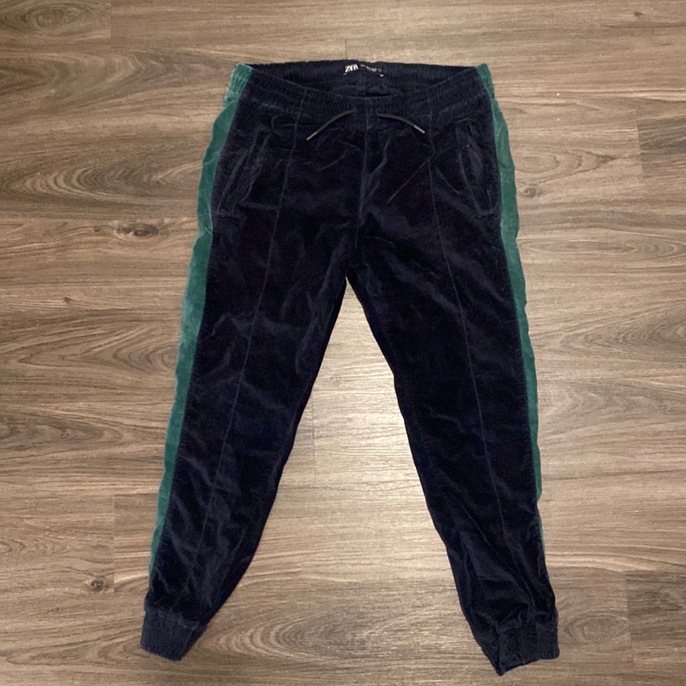 ZARA Dark Blue & Green Joggers